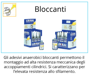 visualizza anche la linea degli adesivi anaerobici bloccanti loxeal