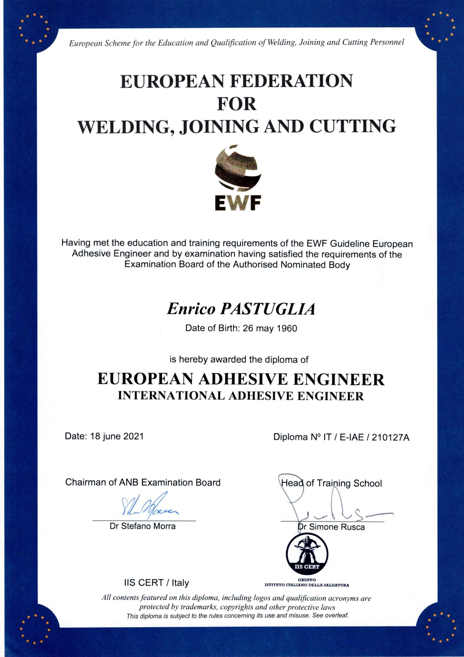 European Adhesive Engineer Enrico Pastuglia 18_06_2021